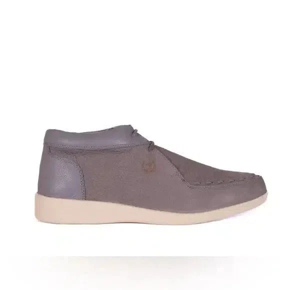 Johnny Famous Soho Menβs High Tops in Gray Leather