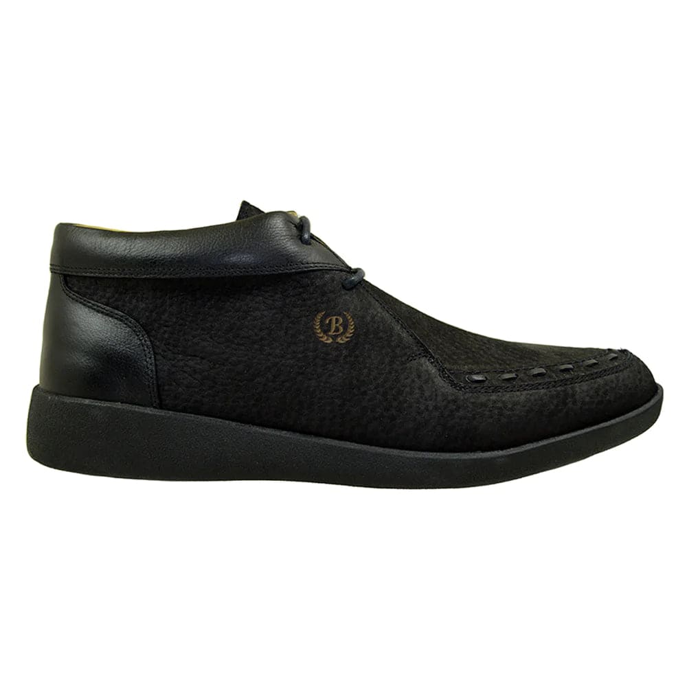 Vintage Black Leather High Tops | Johnny Famous Bally - Don't Panic Shoes