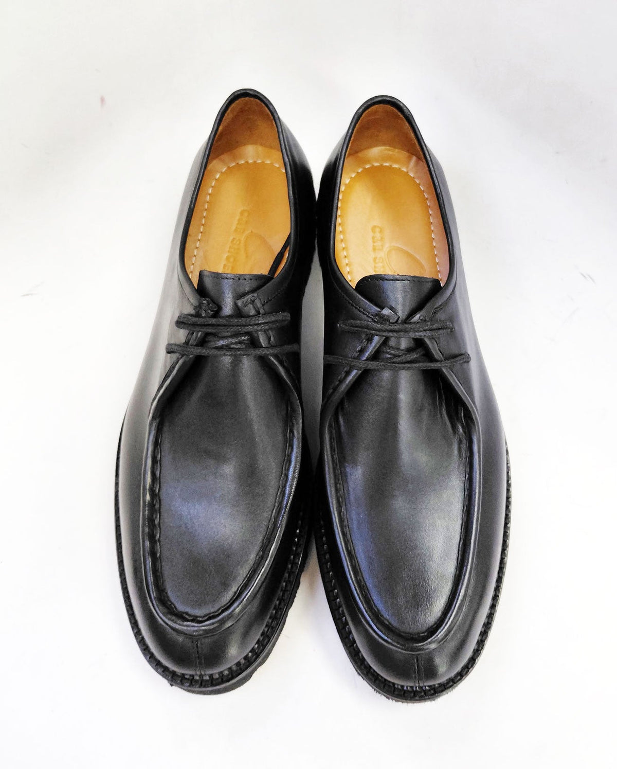 C&E Fashions C Collection Calfskin Lace Up Shoe - Black – product view 5