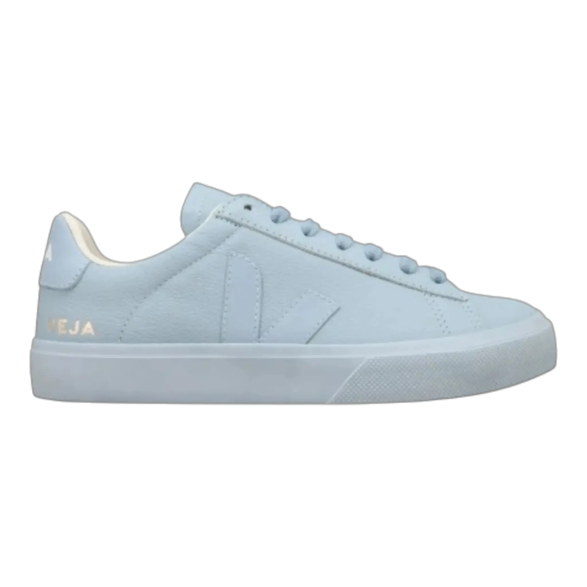 Veja Campo Women's Sneakers — Full Steel ChromeFree Leather Low-Top