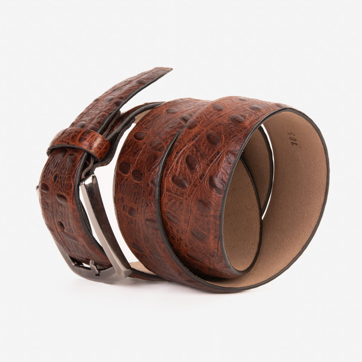 Vinci Leather The Randor Brown Leather Belt – product view 5