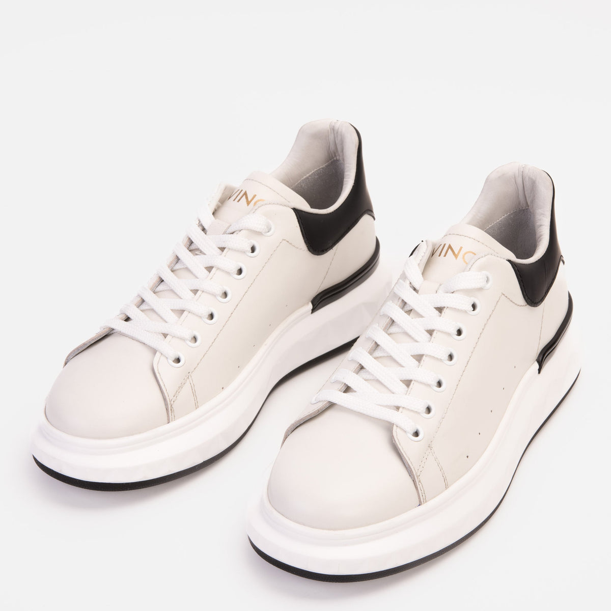 Vinci Leather The Linq White Leather Men Sneaker – product view 9