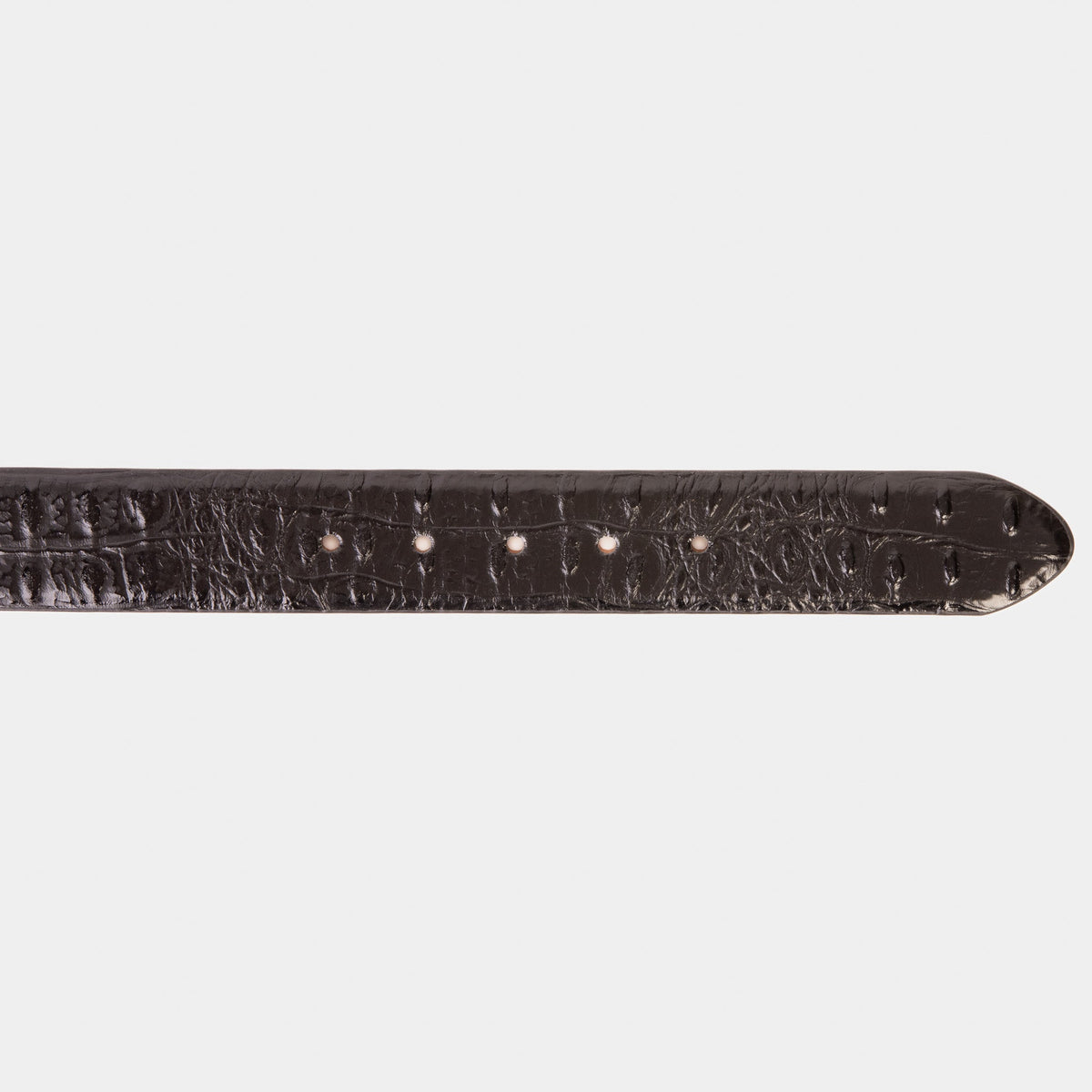 Vinci Leather Randor Black Leather Belt – product view 5