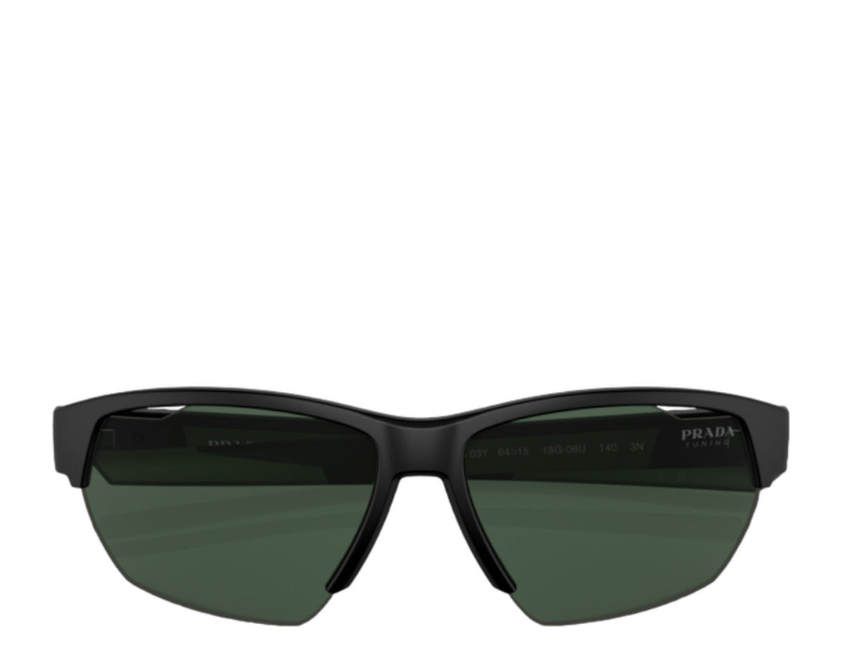 Prada Linea Rossa PS 03YS Sunglasses — Matte Black 64mm – product view 5