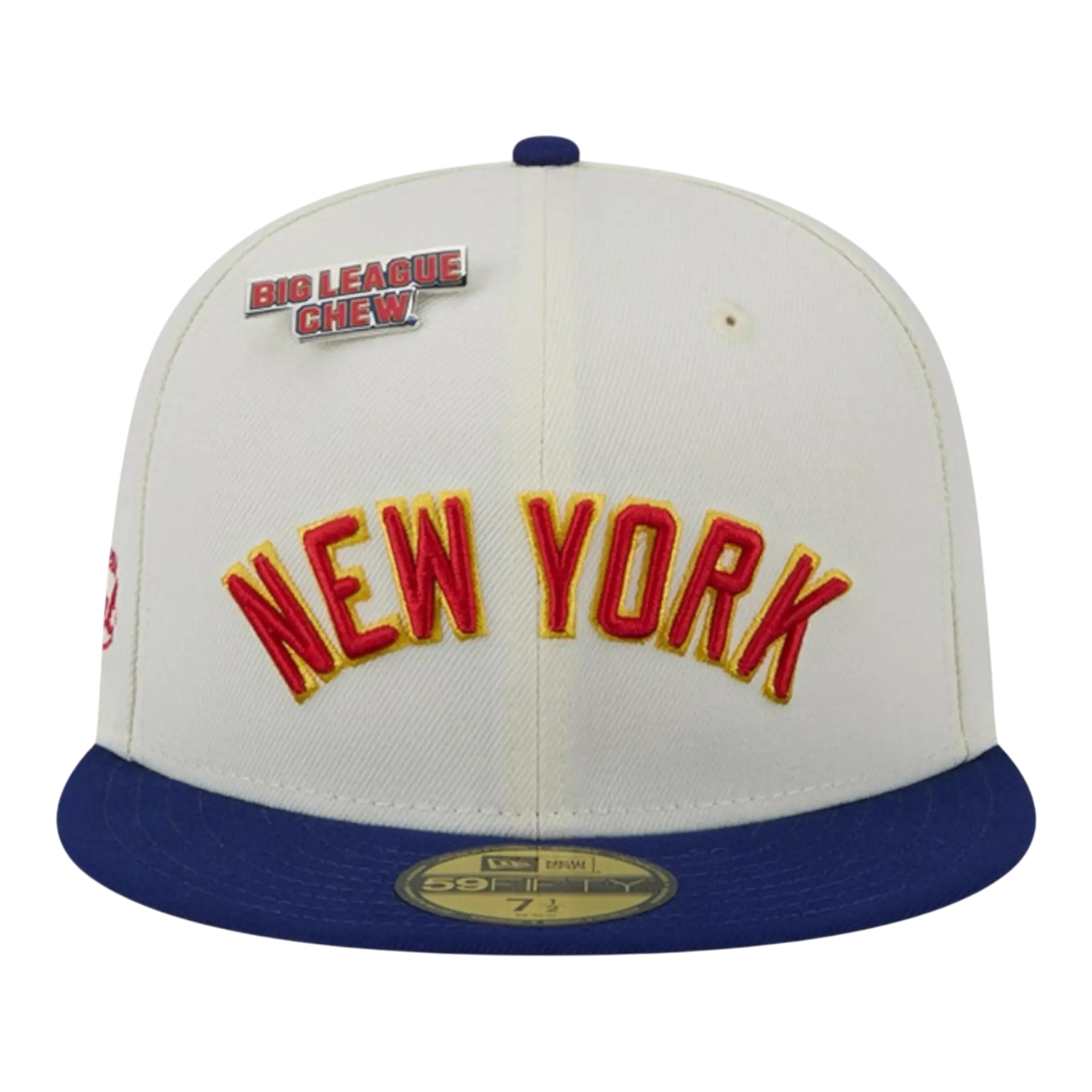 New Era x Big League Chew Men New York Yankees 59FIFTY Fitted Hat Chalk White/Navy