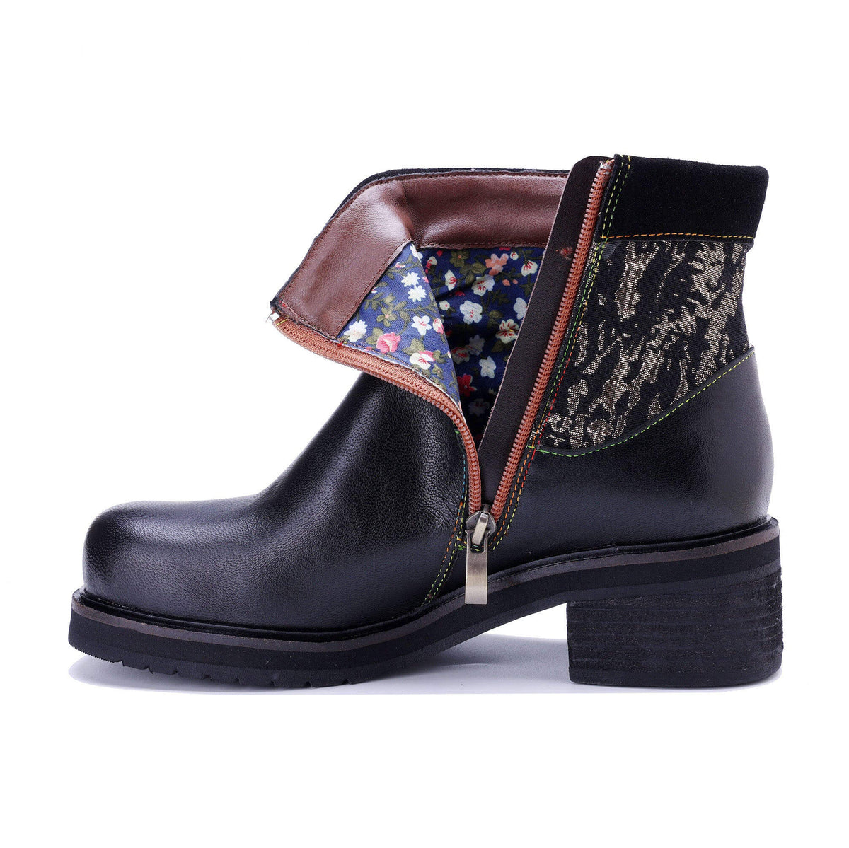 Coloestepshoes Embroidered Elegance Ankle Boots – product view 7