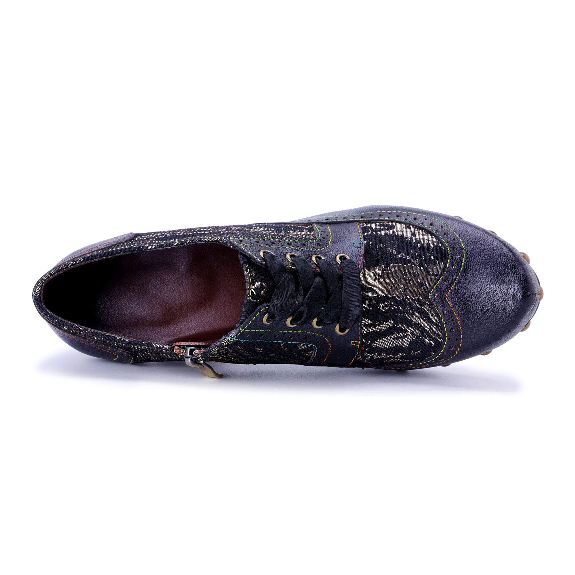 Colorstepshoes Retro Handmade Leather Pumps