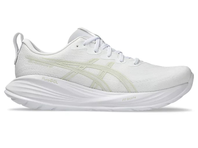 ASICS GEL-CUMULUS 27 Mens Running Shoes — White/Lake Grey