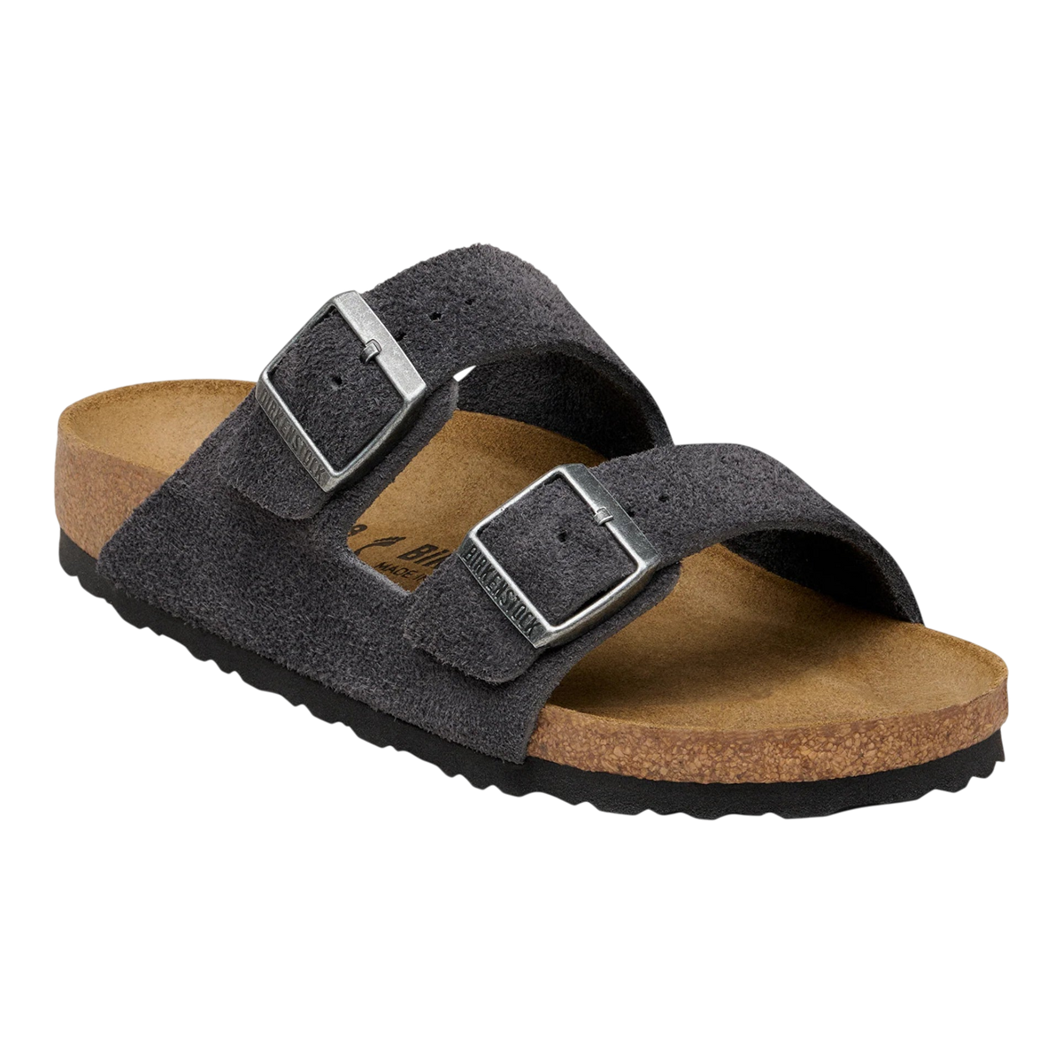 Birkenstock Arizona Suede Womens Sandals β Charcoal