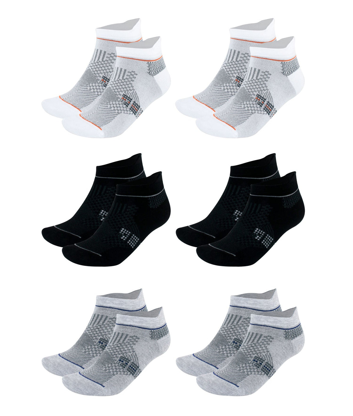 Men's & Women's Bamboo Ankle Socks 6-Pack β product view 34