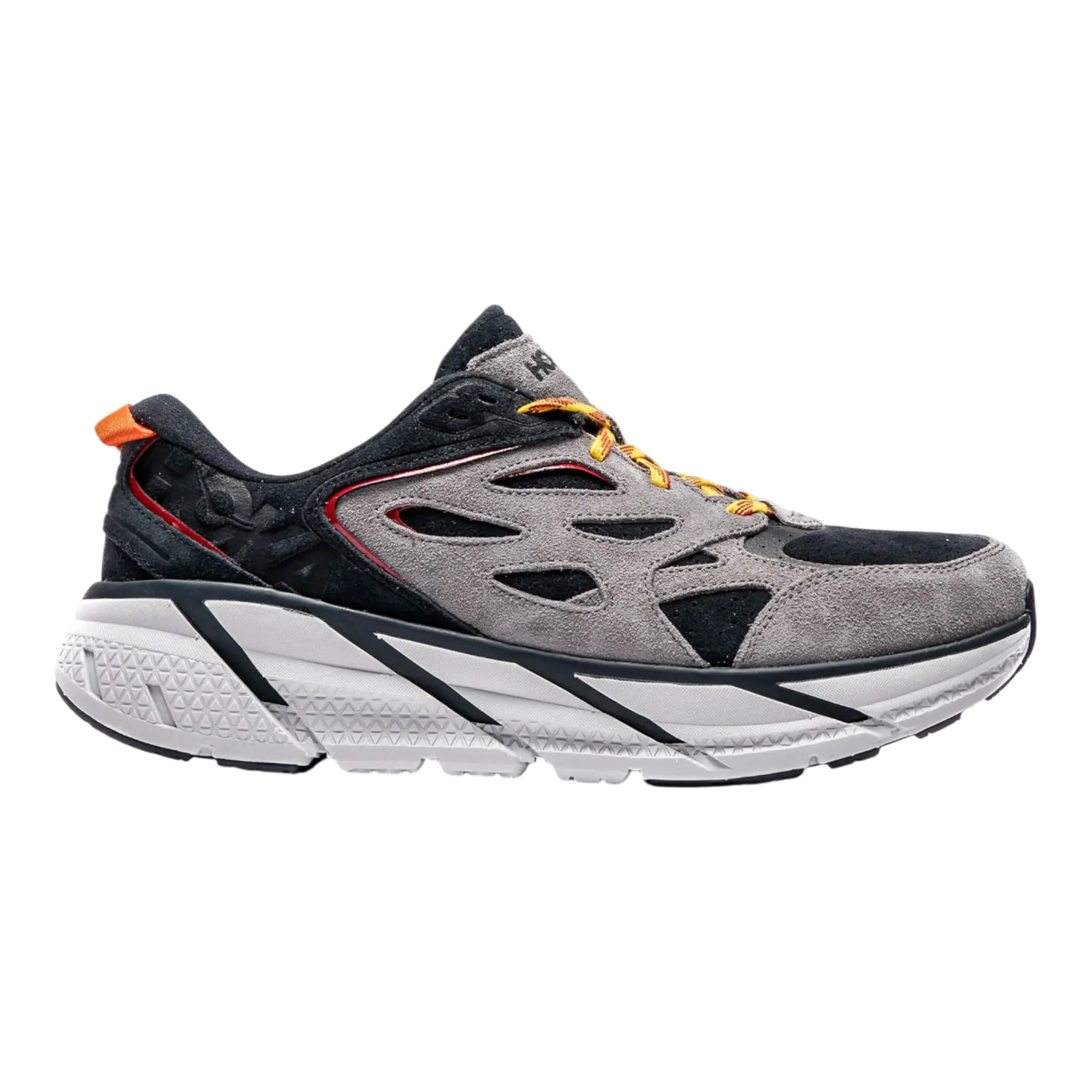 HOKA Clifton L Suede Men’s Shoes Black/Lunar Rock