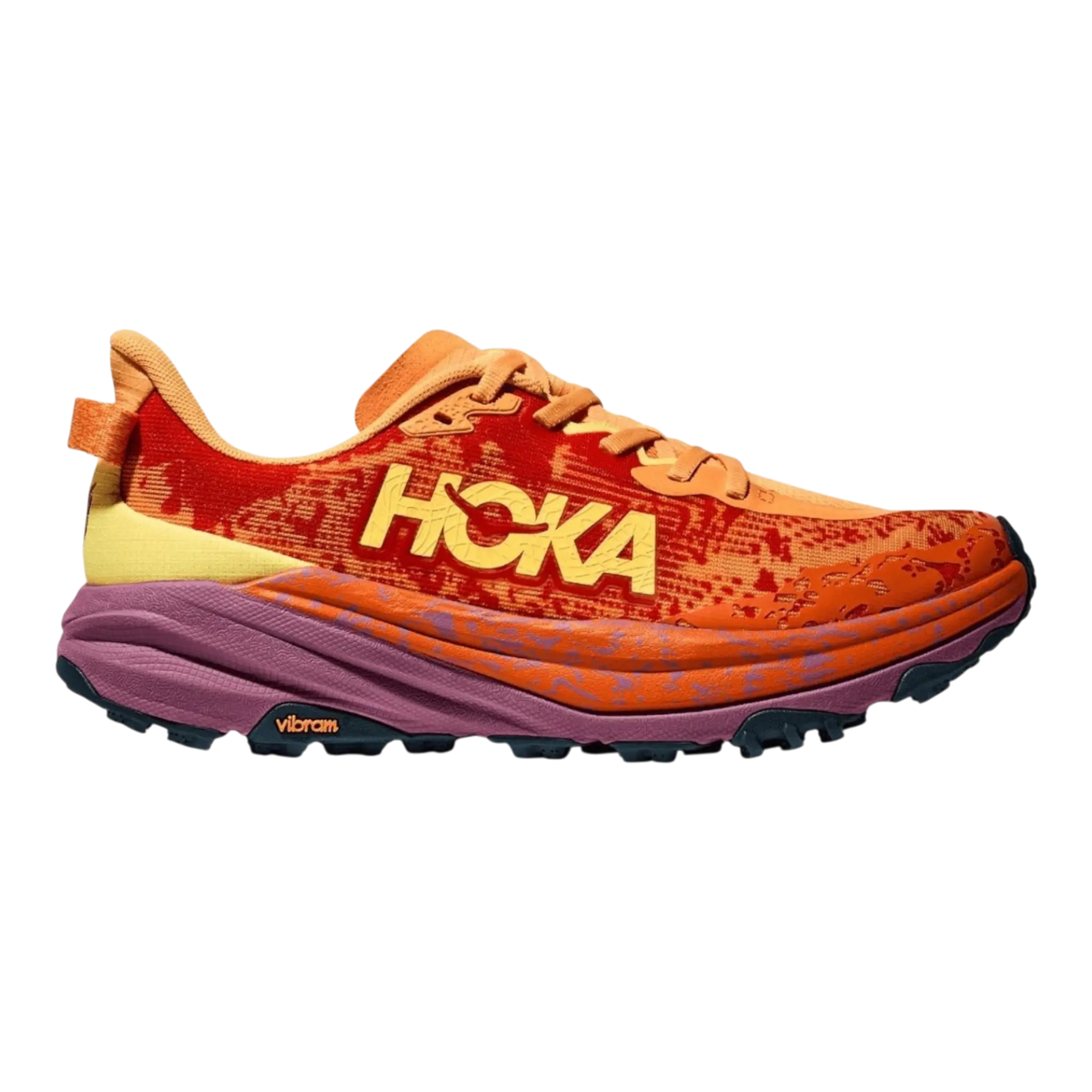 HOKA Speedgoat 6 Womenβs Trail Shoes Sherbet/Beet Root
