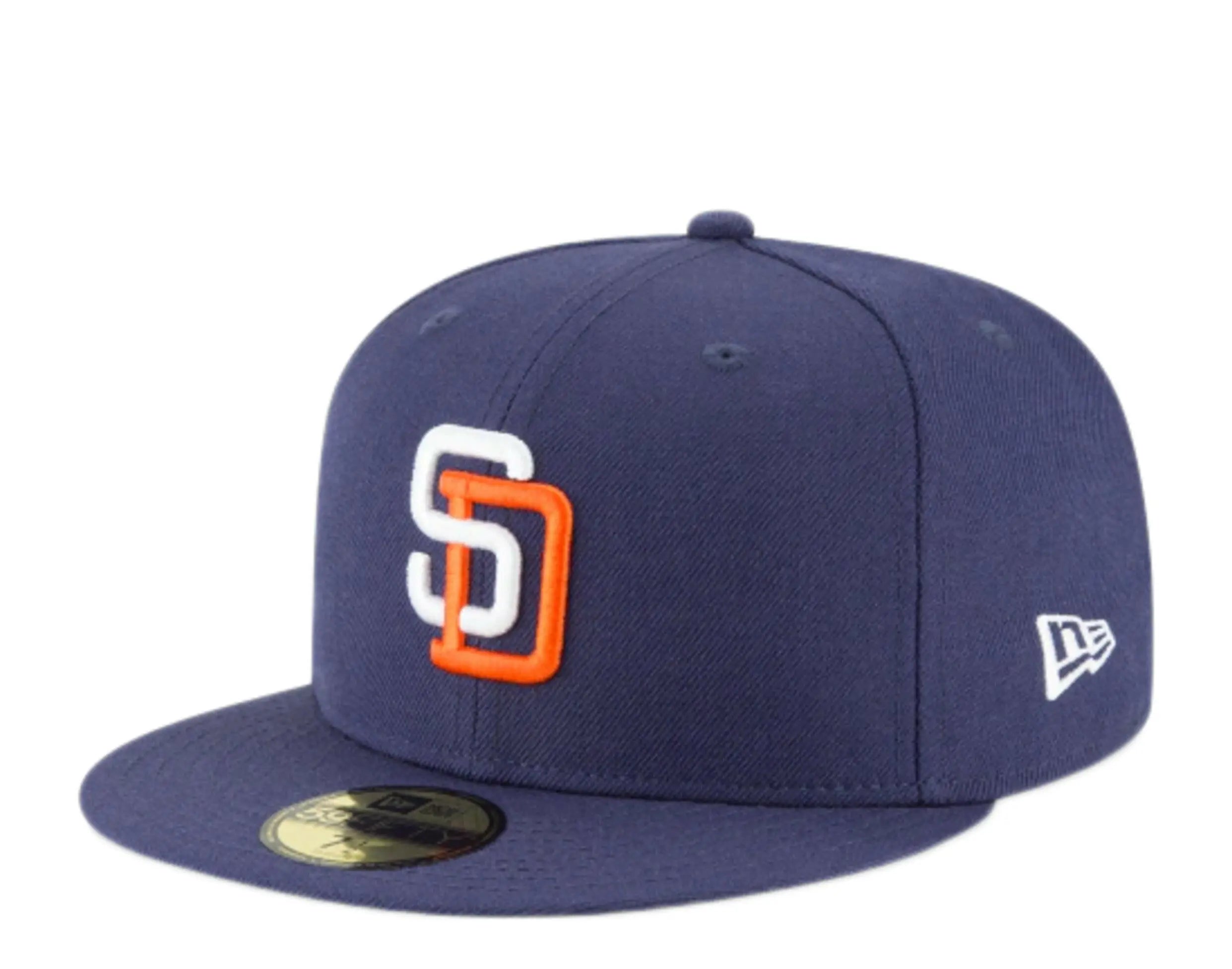 New Era 59Fifty San Diego Padres 1991 Cooperstown Men Fitted Hat Navy