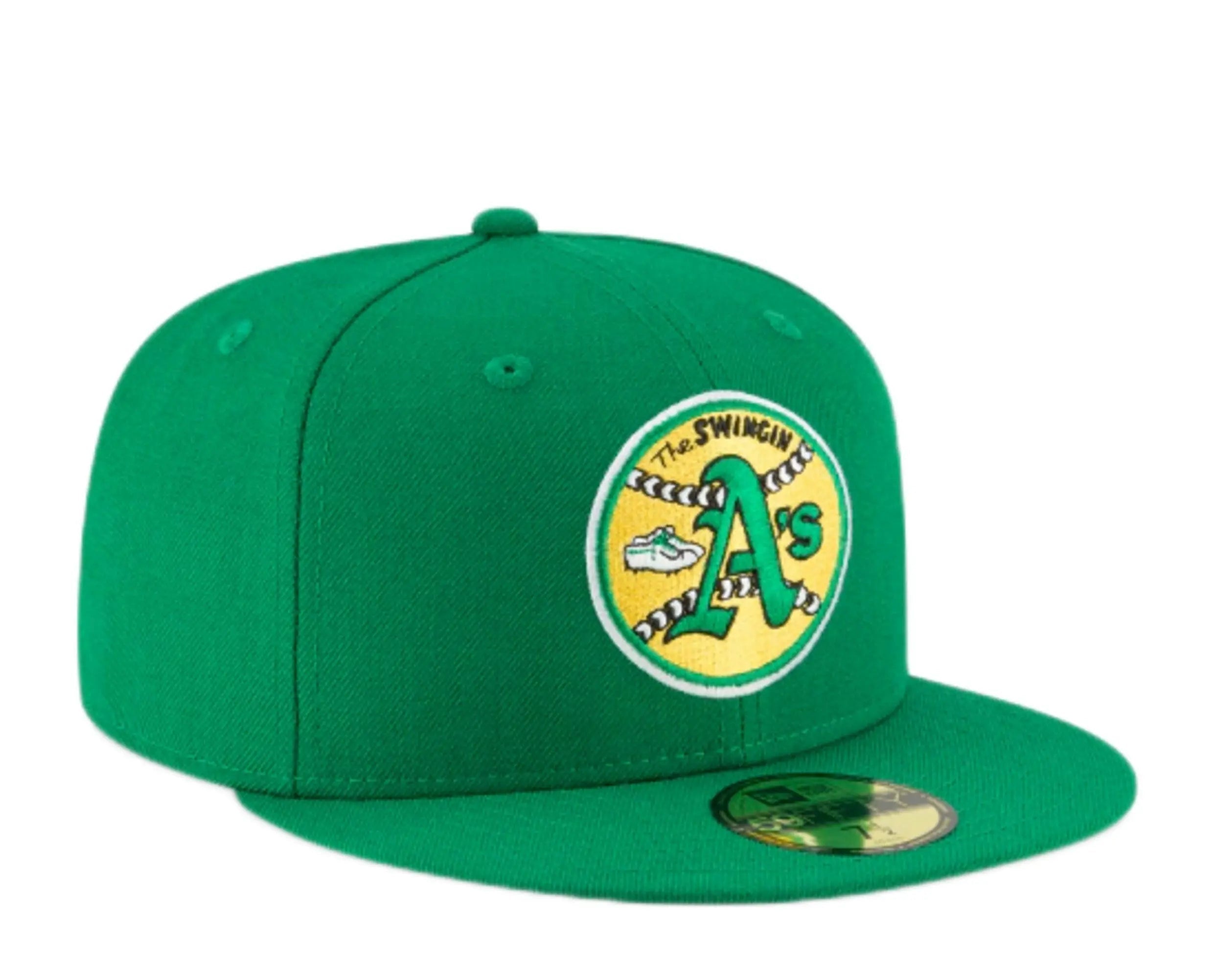 New Era 59Fifty Oakland Athletics 1971 Cooperstown Men Fitted Hat Green