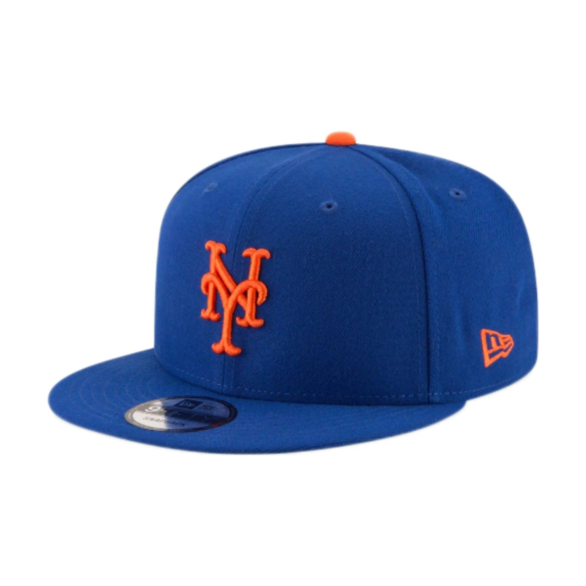 New Era 9Fifty New York Mets Basic Men Snapback Hat Royal Blue