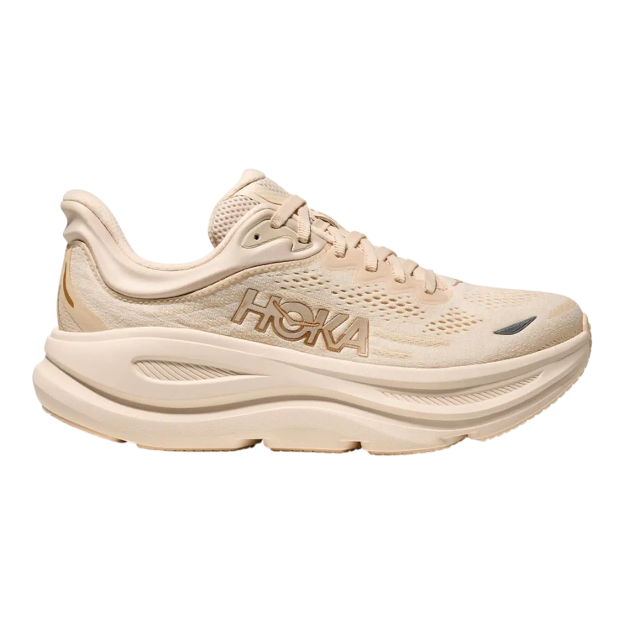 Hoka Bondi 9 Women Running Sneakers Vanilla Birch