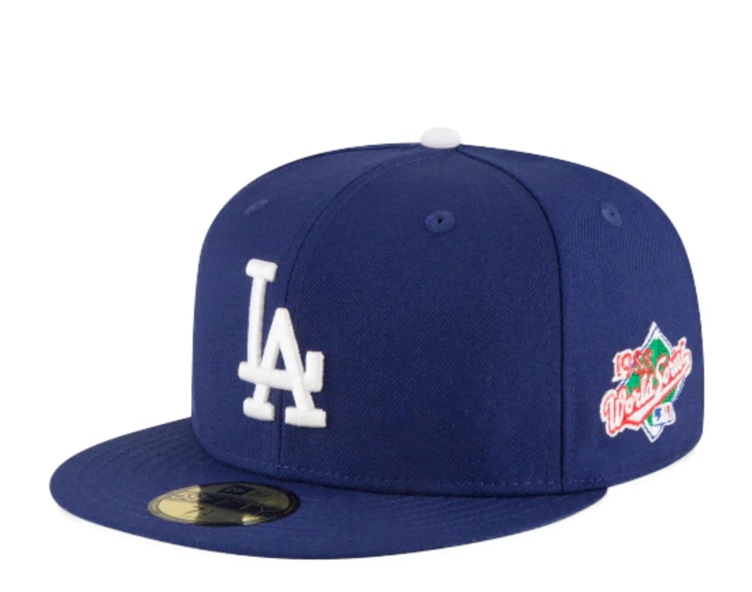 New Era 59Fifty Los Angeles Dodgers 1988 World Series Men Fitted Hat Royal Blue