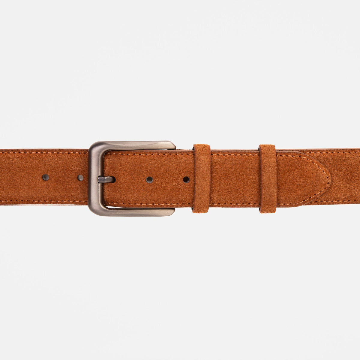Vinci Leather The Bari Tan Suede Leather Belt – product view 2