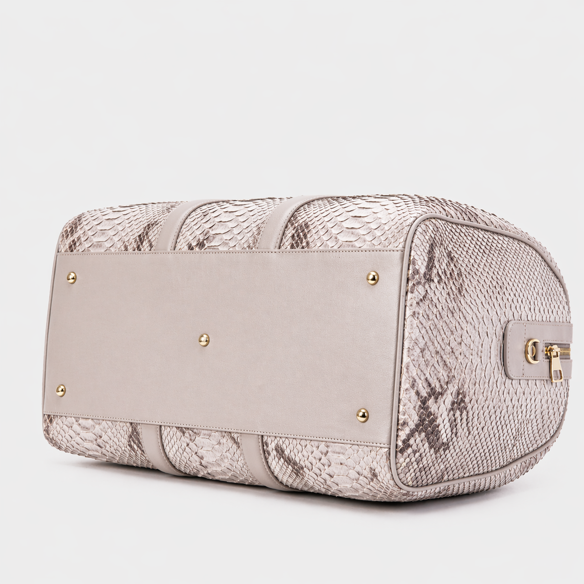 The Velar Nutural Hand-Painted Python Leather Weekender Bag