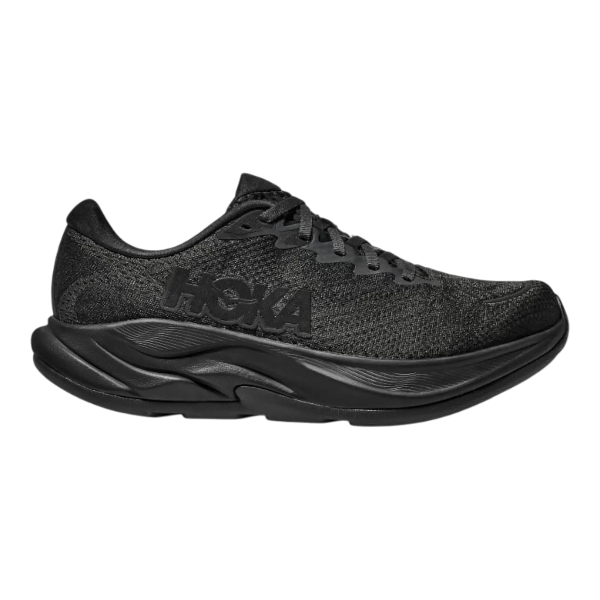 Hoka Rincon 4 Running Women's Sneakers — Black/Black Mesh