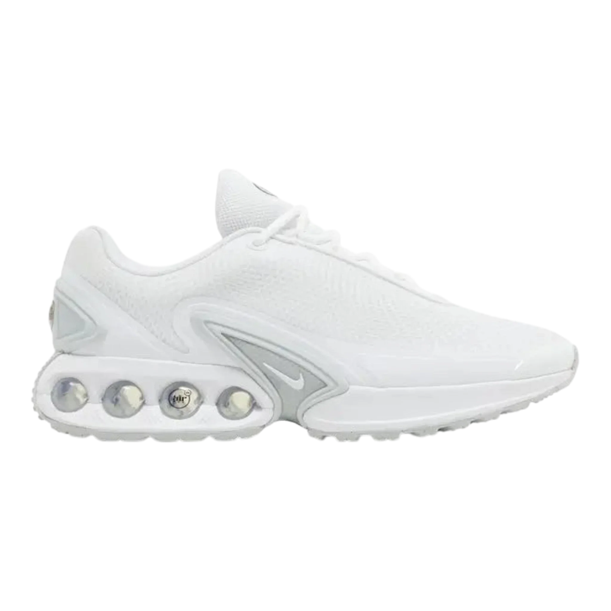 Nike Air Max DN Men's Sneakers — White/Metallic Silver Low-Top