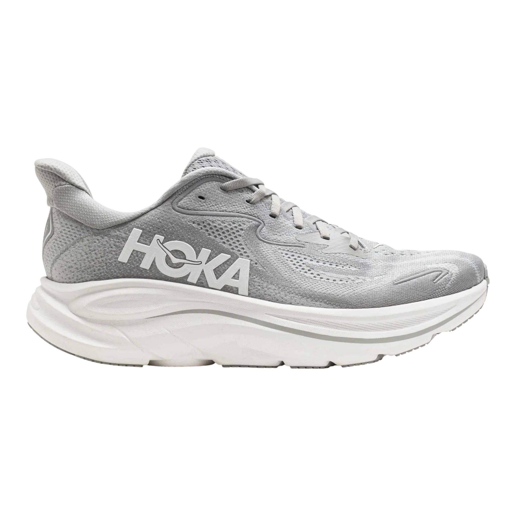 HOKA Clifton 10 Men Running Sneakers Stellar Grey
