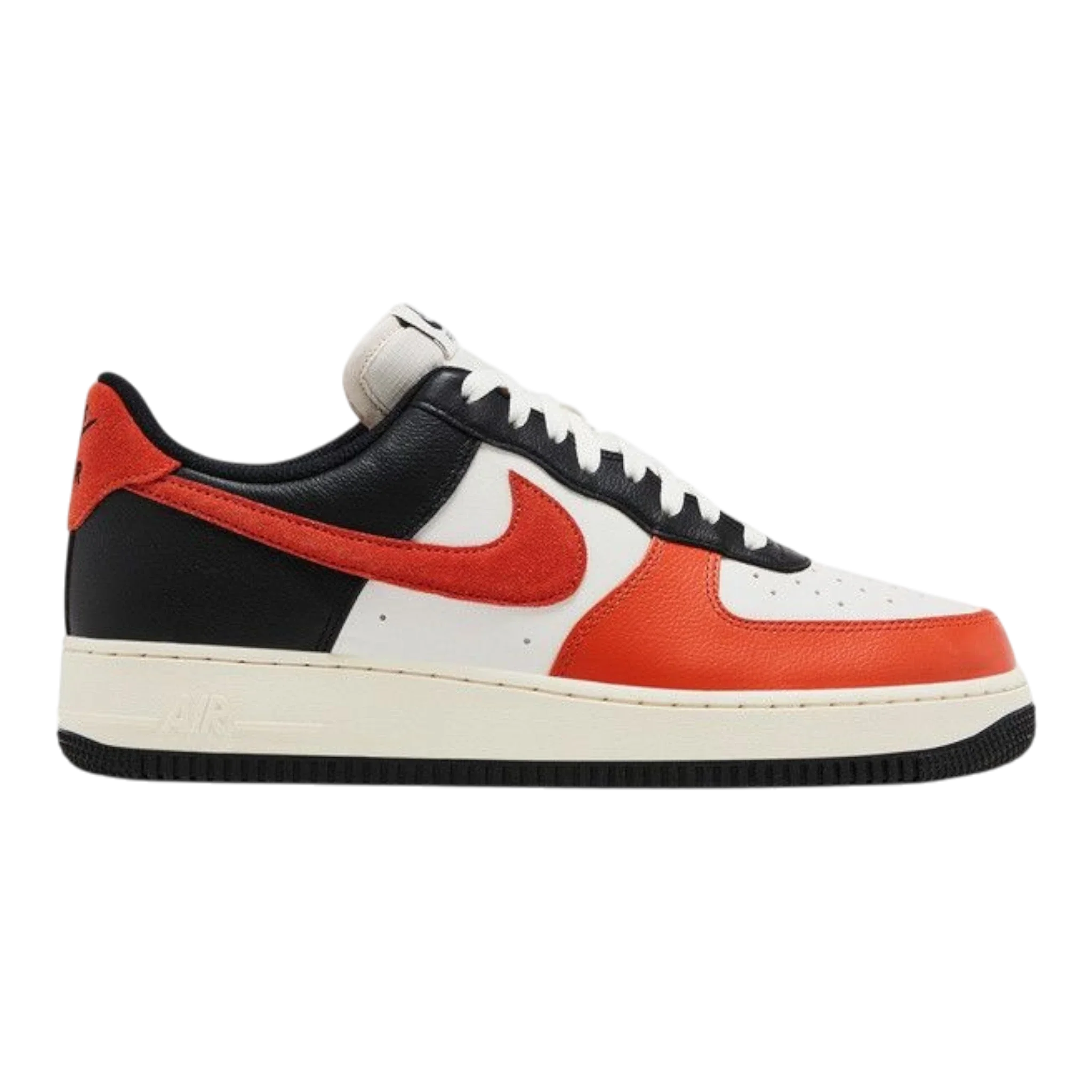 Nike Air Force 1 '07 LV8 Men's Sneakers — Black Leather Low-Top