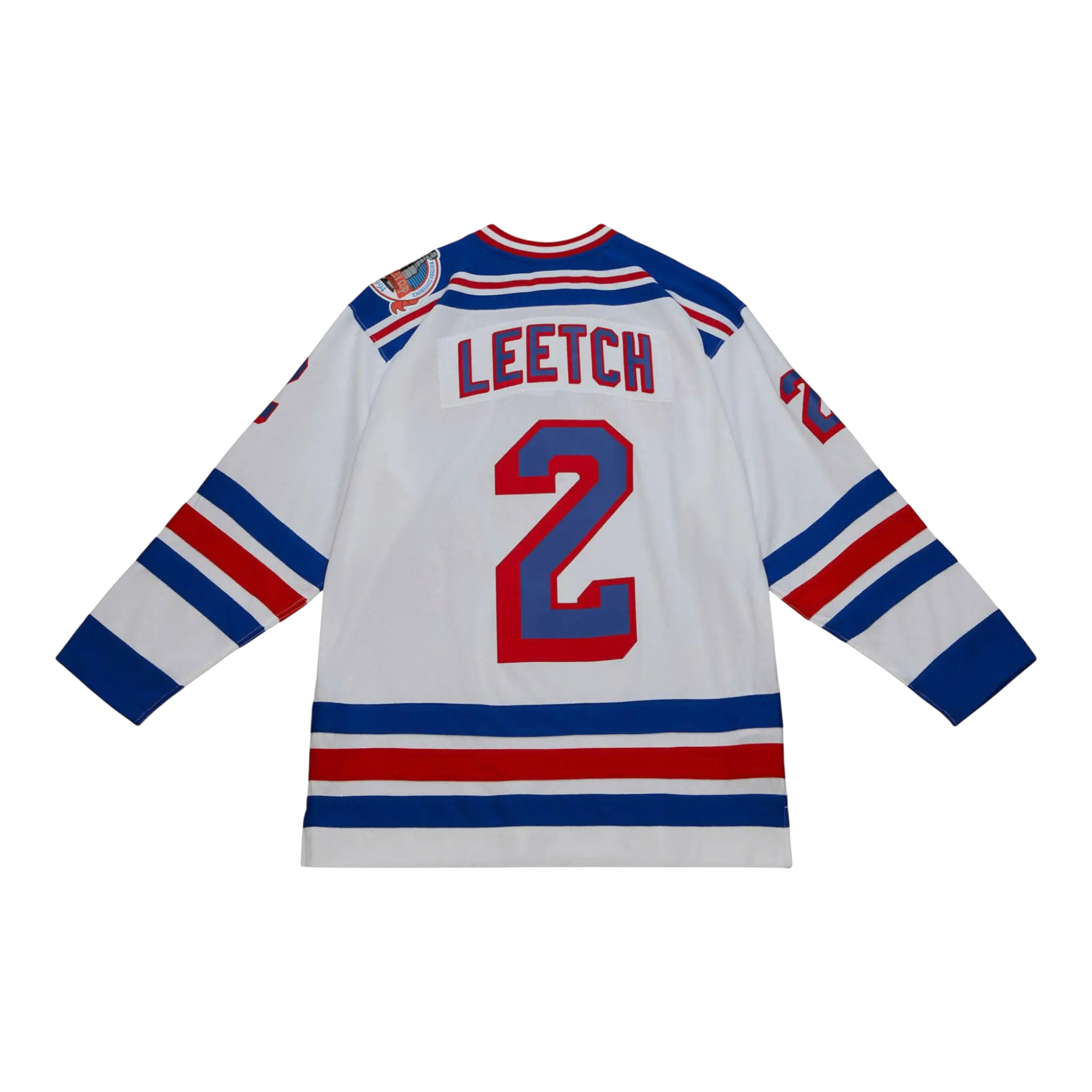 Mitchell & Ness Blue Line Brian Leetch New York Rangers 1993 Men's Jersey — White