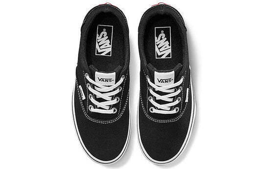 Vans Doheny Women's Sneakers — Black/White Canvas Low-Top