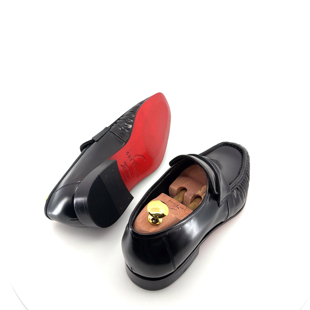 C&E Fashions C Collection Nappa Leather Loafer - Black – product view 8