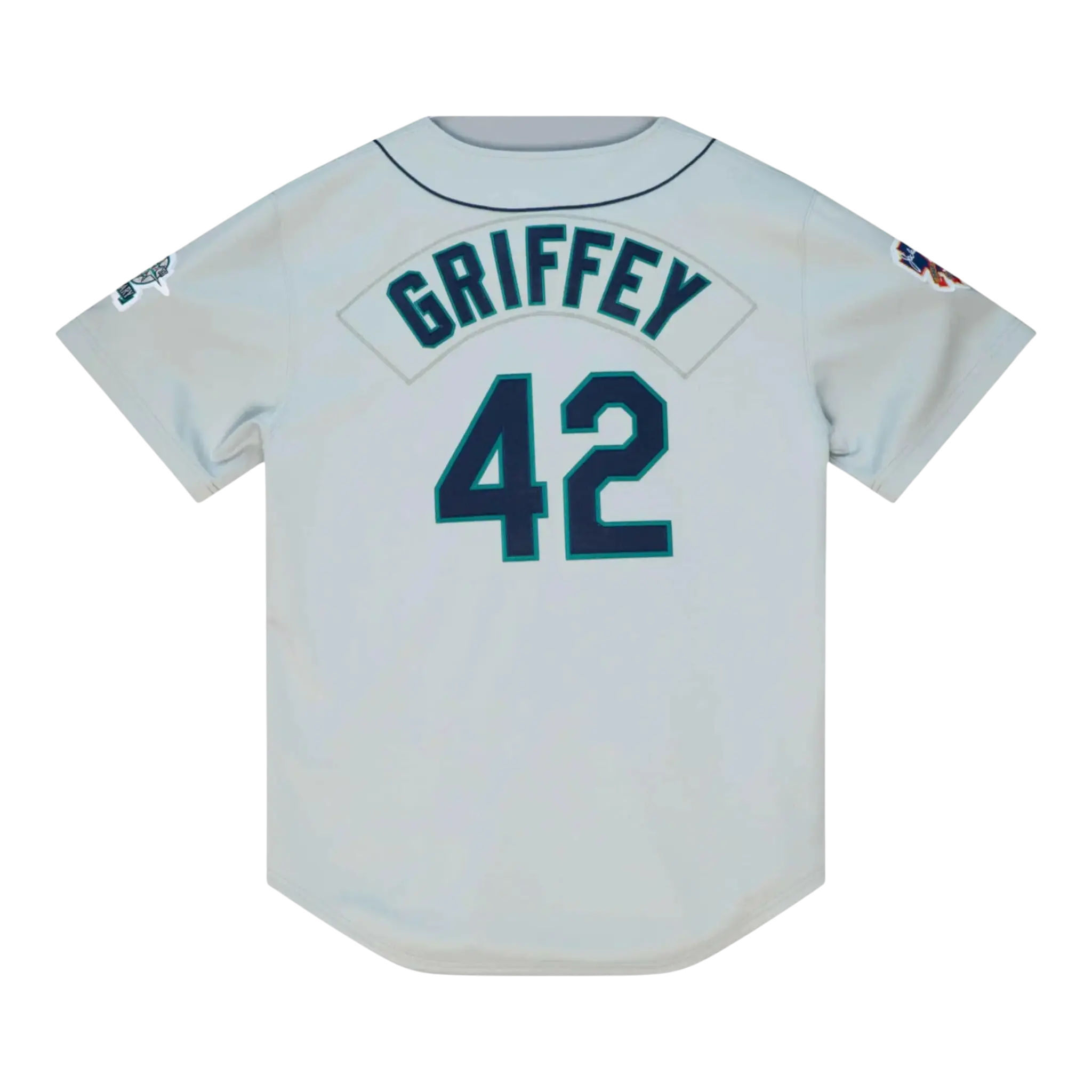 Mitchell & Ness Authentic Seattle Mariners 1997 Ken Griffey Jr. Men's Baseball Jersey — Grey