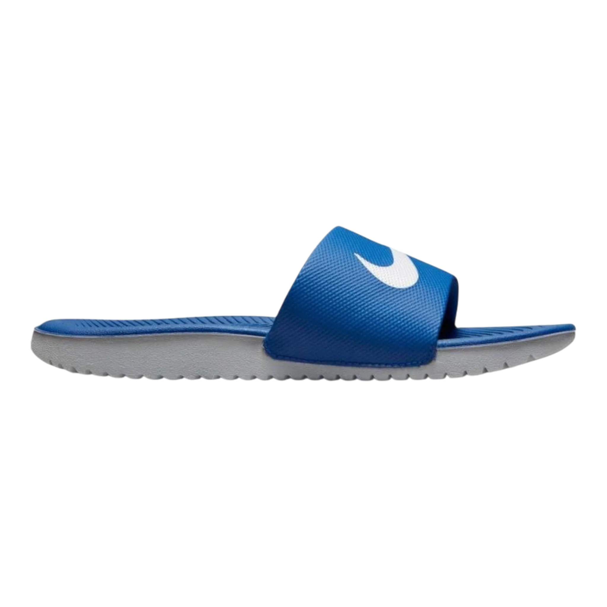 Nike Kawa Big Kids' (GS) Slides — Hyper Cobalt/White