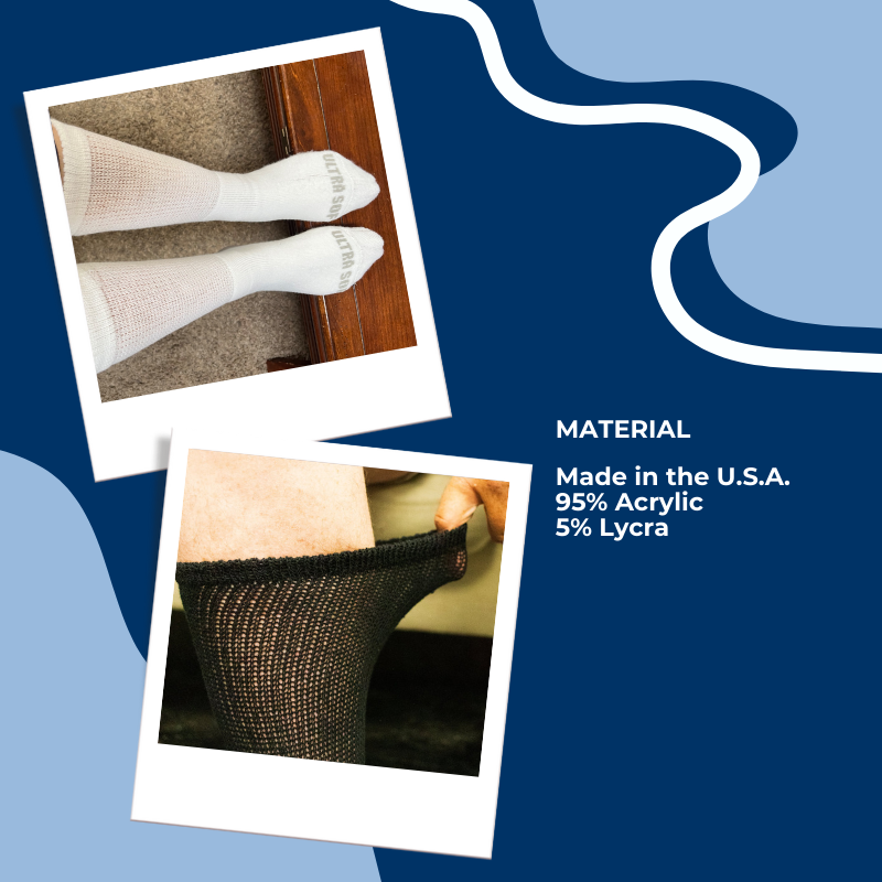 Women's Ultra-Soft Upper Calf Diabetic Socks (4 Pair) β product view 12
