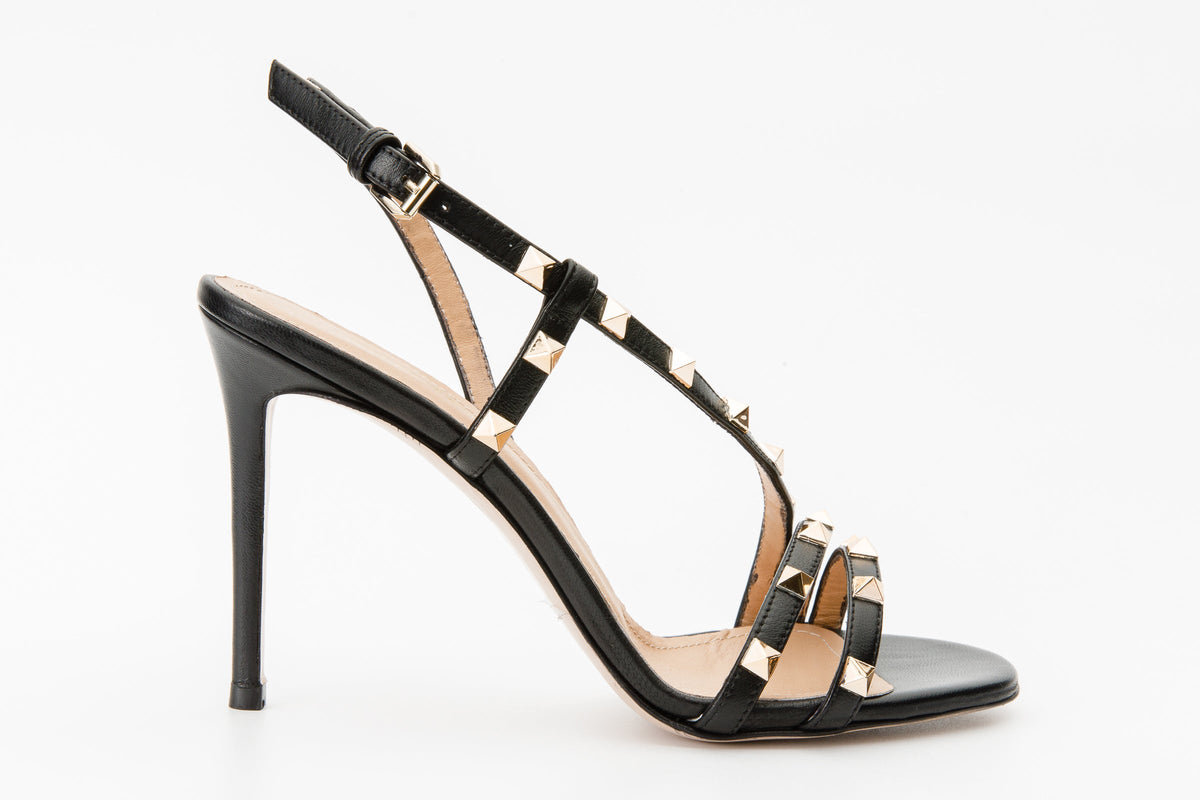 Vinci Leather The Bellavista Black Leather Sandal Final Sale! – product view 6