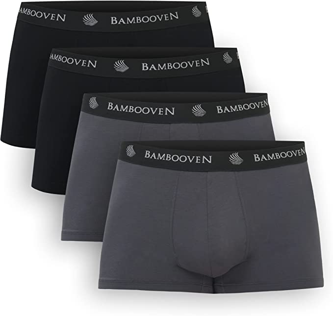 Men’s Bamboo Trunks with Pouch 4-Pack – product view 7