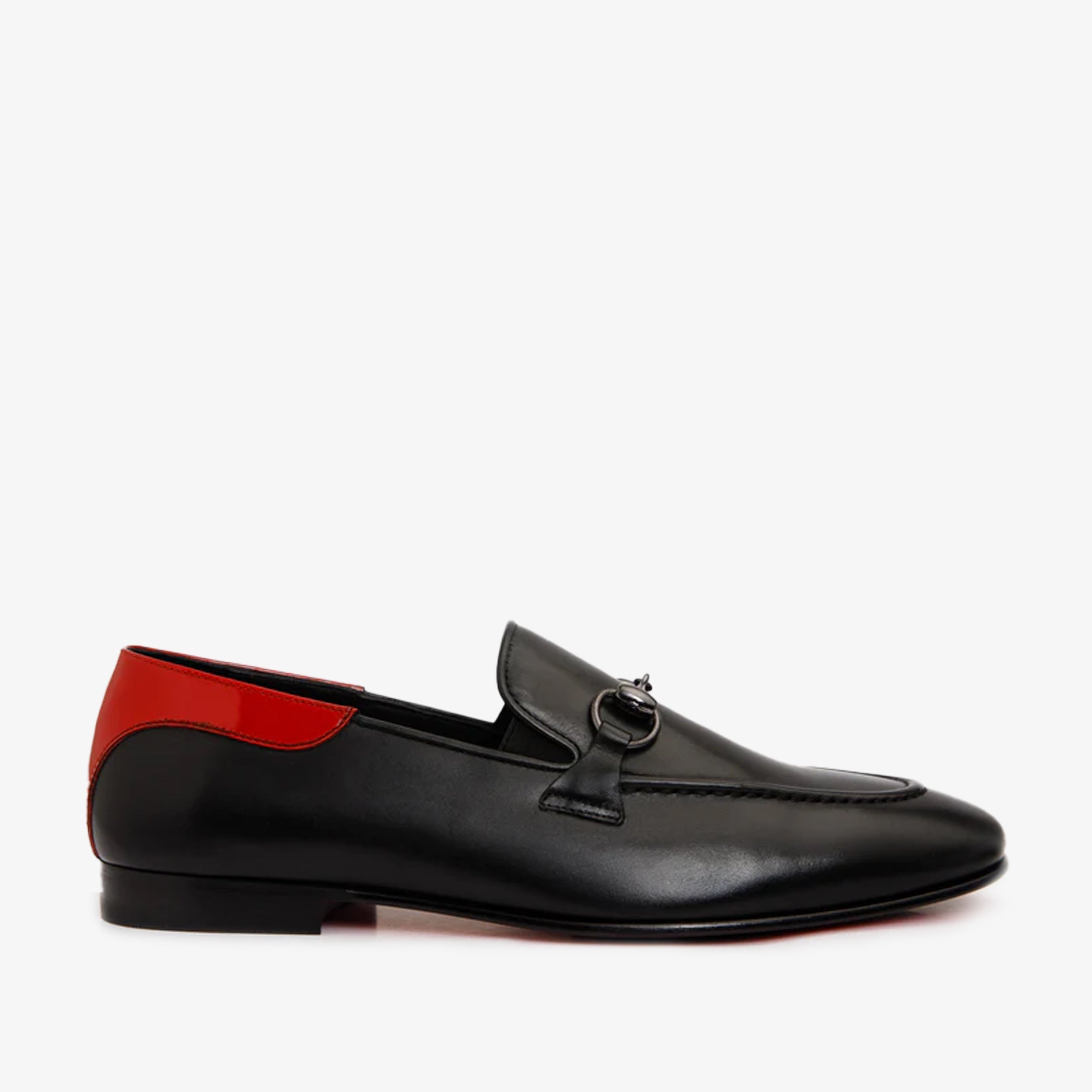 The Maratea Black Leather shoe Bit Loafer Men Shoe
