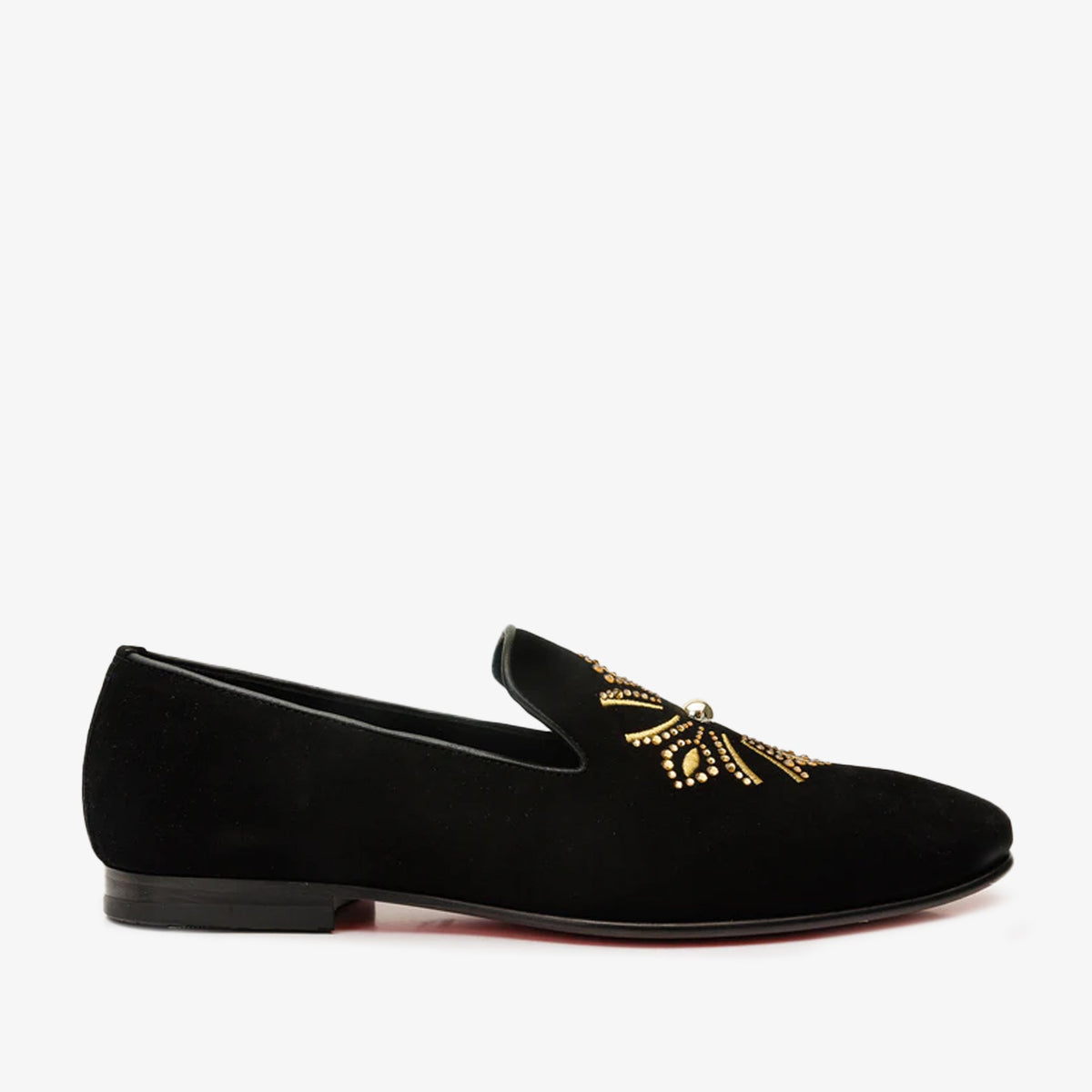 Vinci Leather The Lazio Shoe Black Suede Slip-on Loafer Men Shoe – product view 1