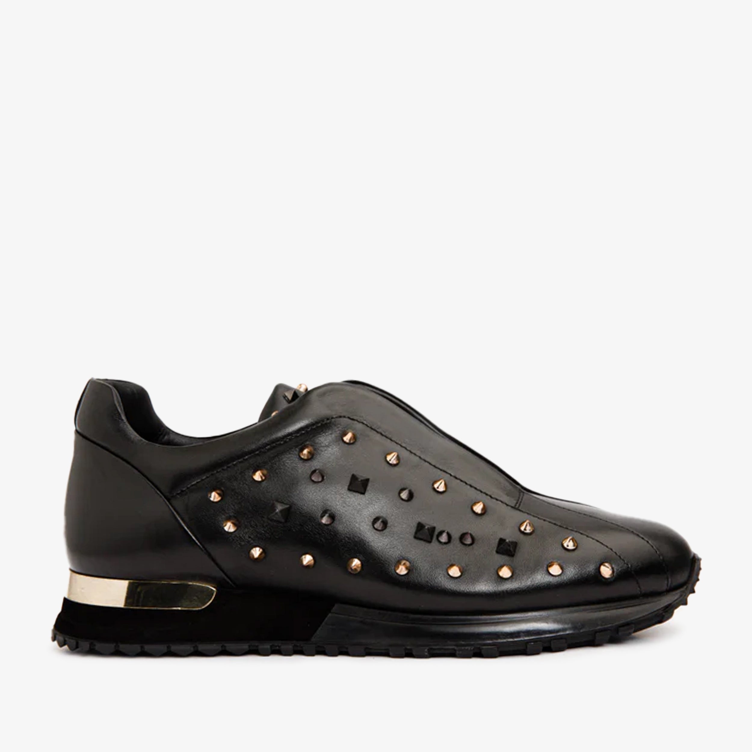 The Infanta Black Spike Leather Men Sneaker Limited Edition
