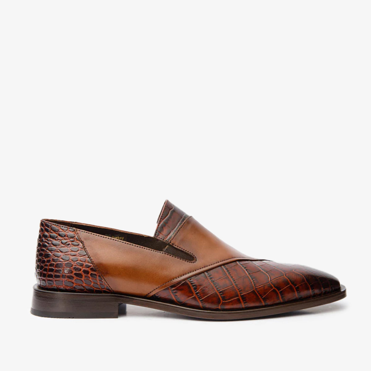 Vinci Leather The Mississippi Tan Leather Loafer Men Shoe – product view 1