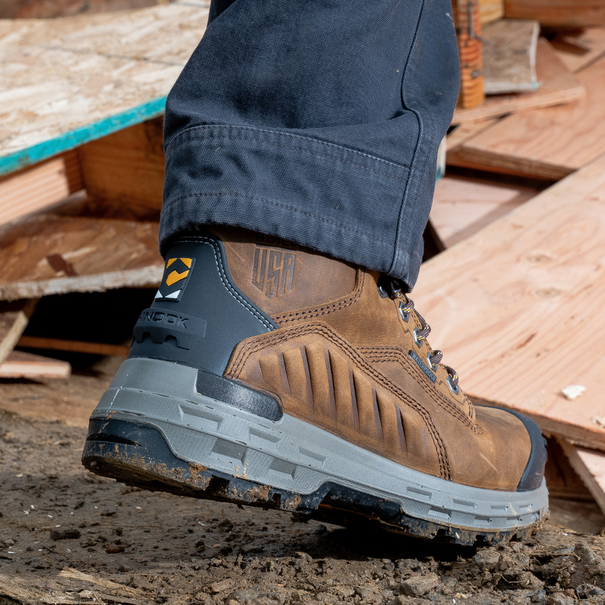 Wildwood 6” Waterproof Comp Toe Boot – Brown - Built in USA