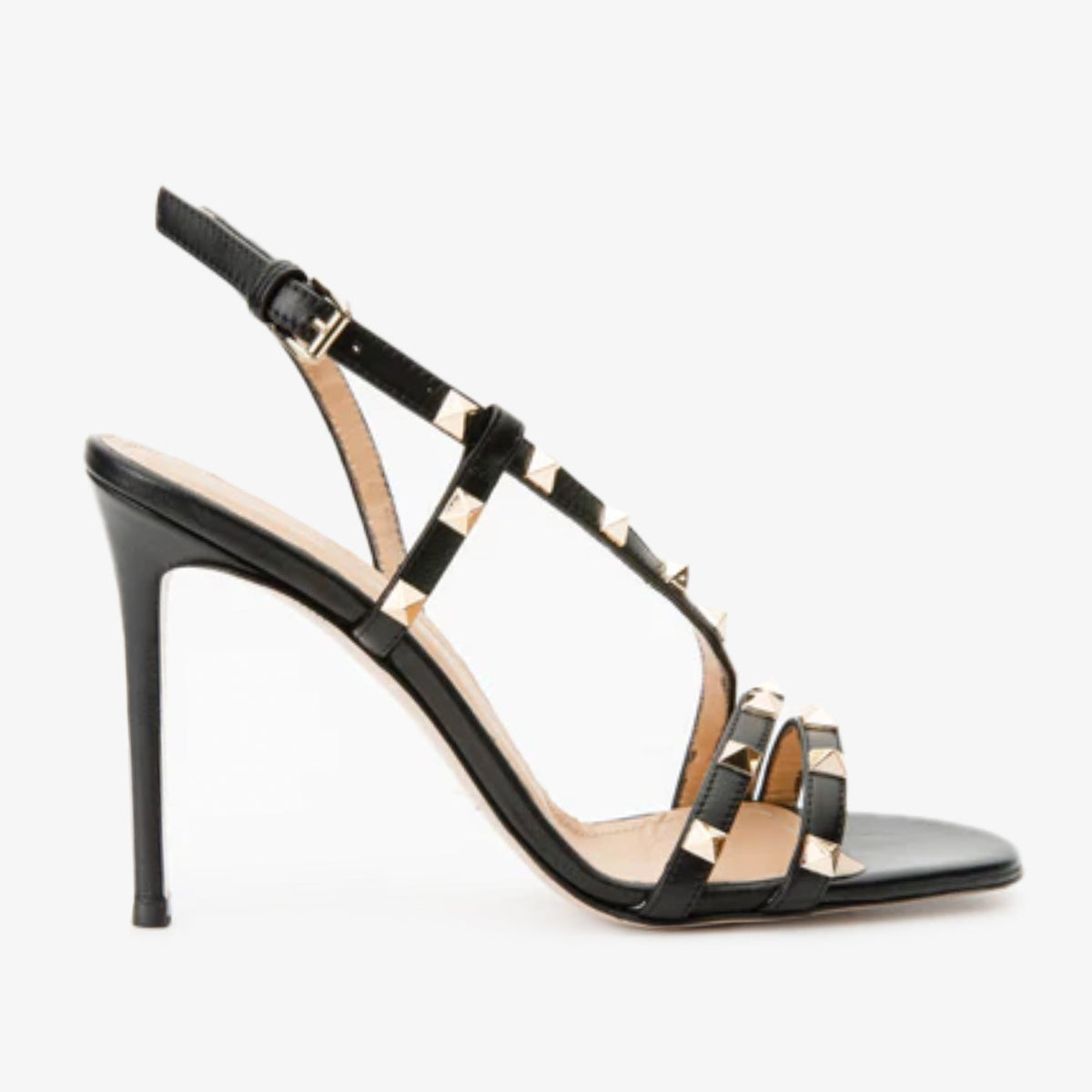 Vinci Leather The Bellavista Black Leather Sandal Final Sale! – product view 1