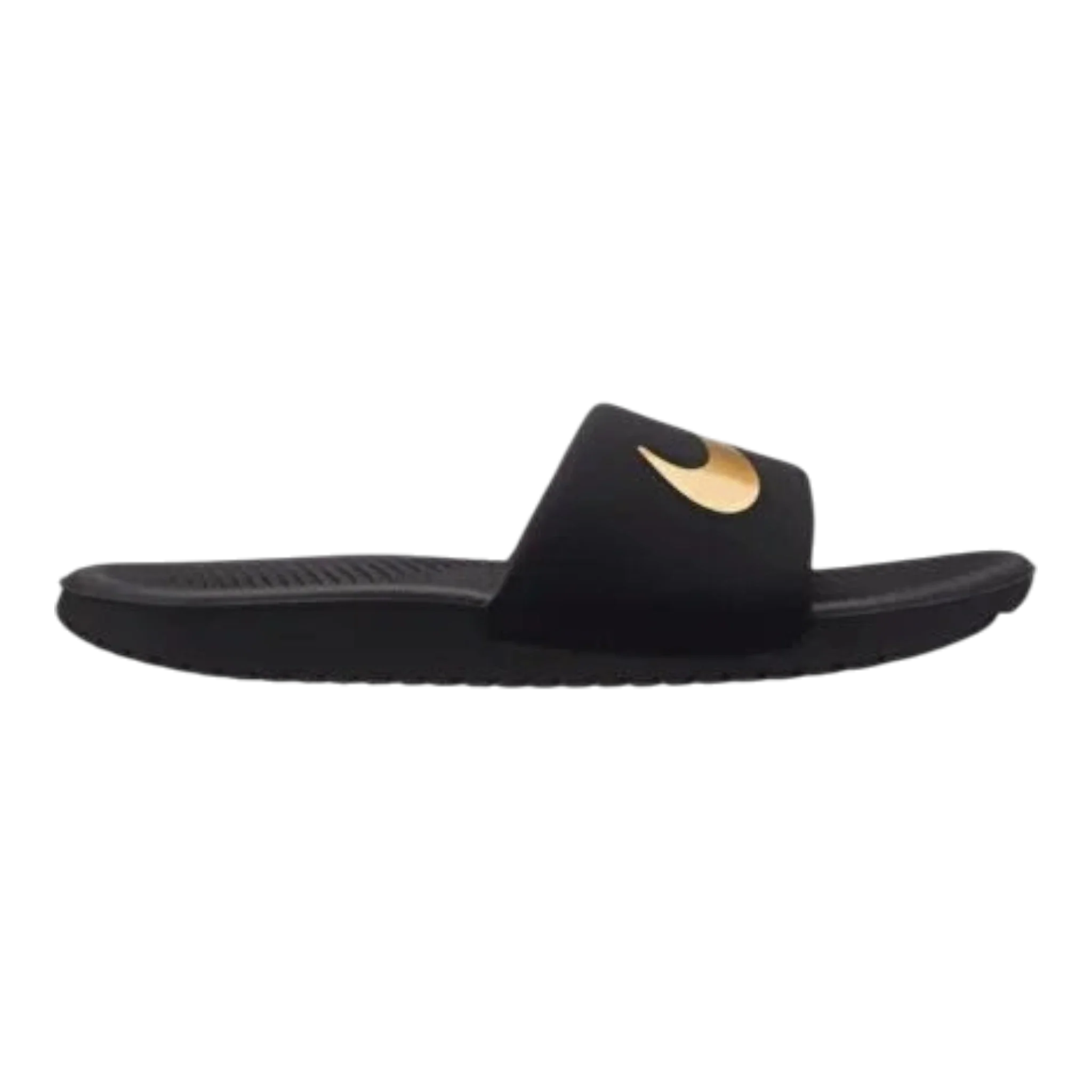 Nike Kawa Big Kids' (GS) Slides — Black/Gold