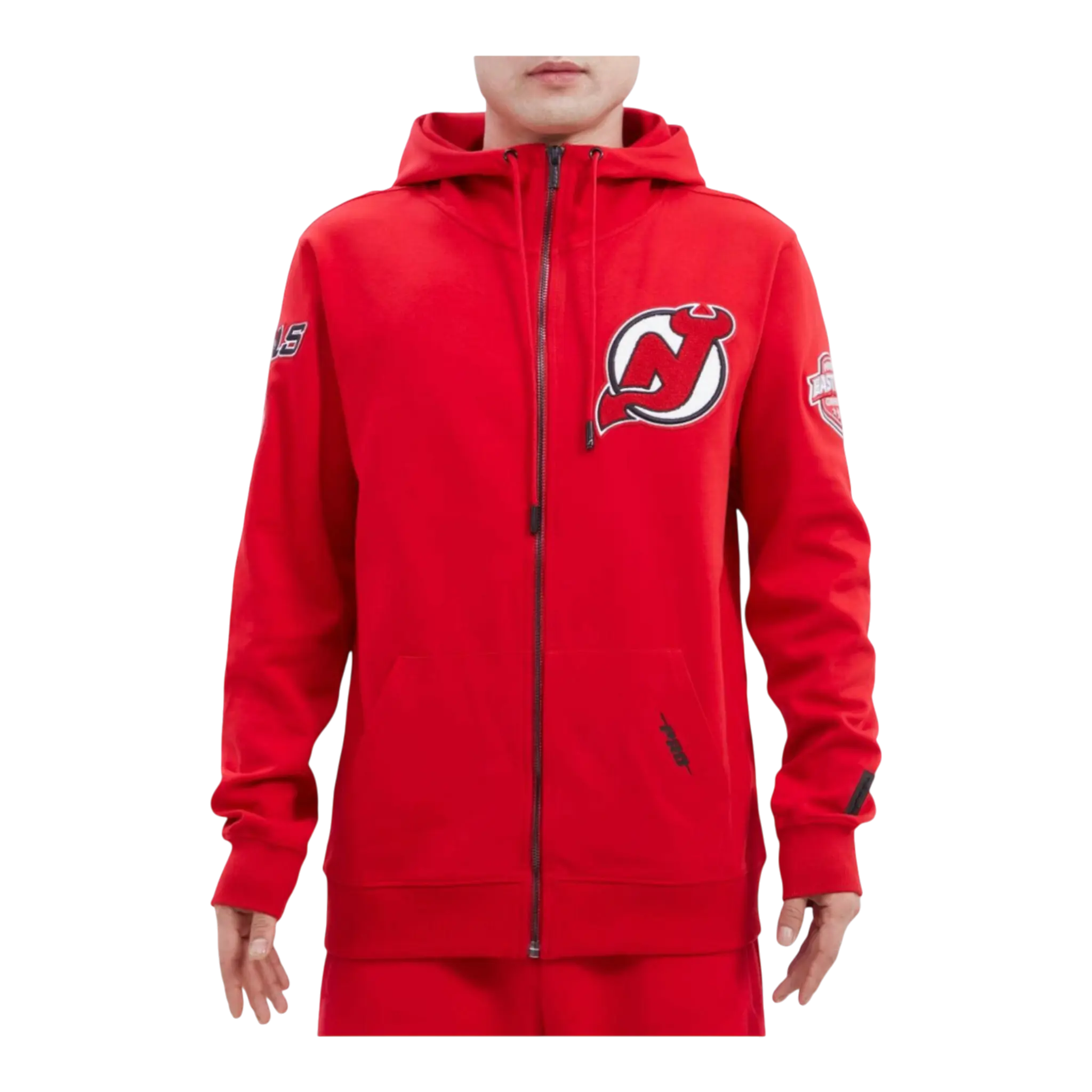Pro Standard NHL New Jersey Devils Classic Zip-Up Men's Hoodie β Red