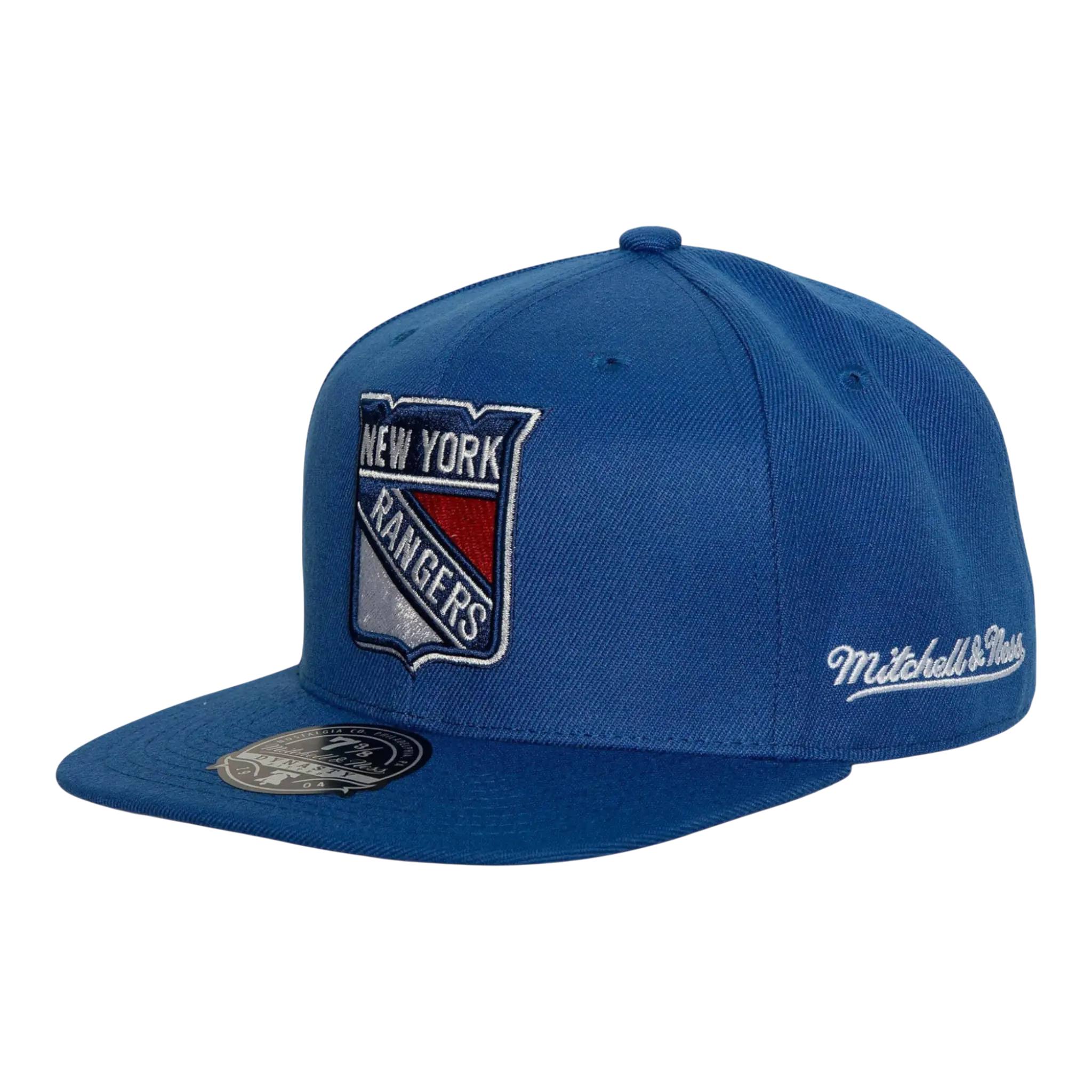 Mitchell & Ness NHL New York Rangers Vintage Fitted Hat — Blue