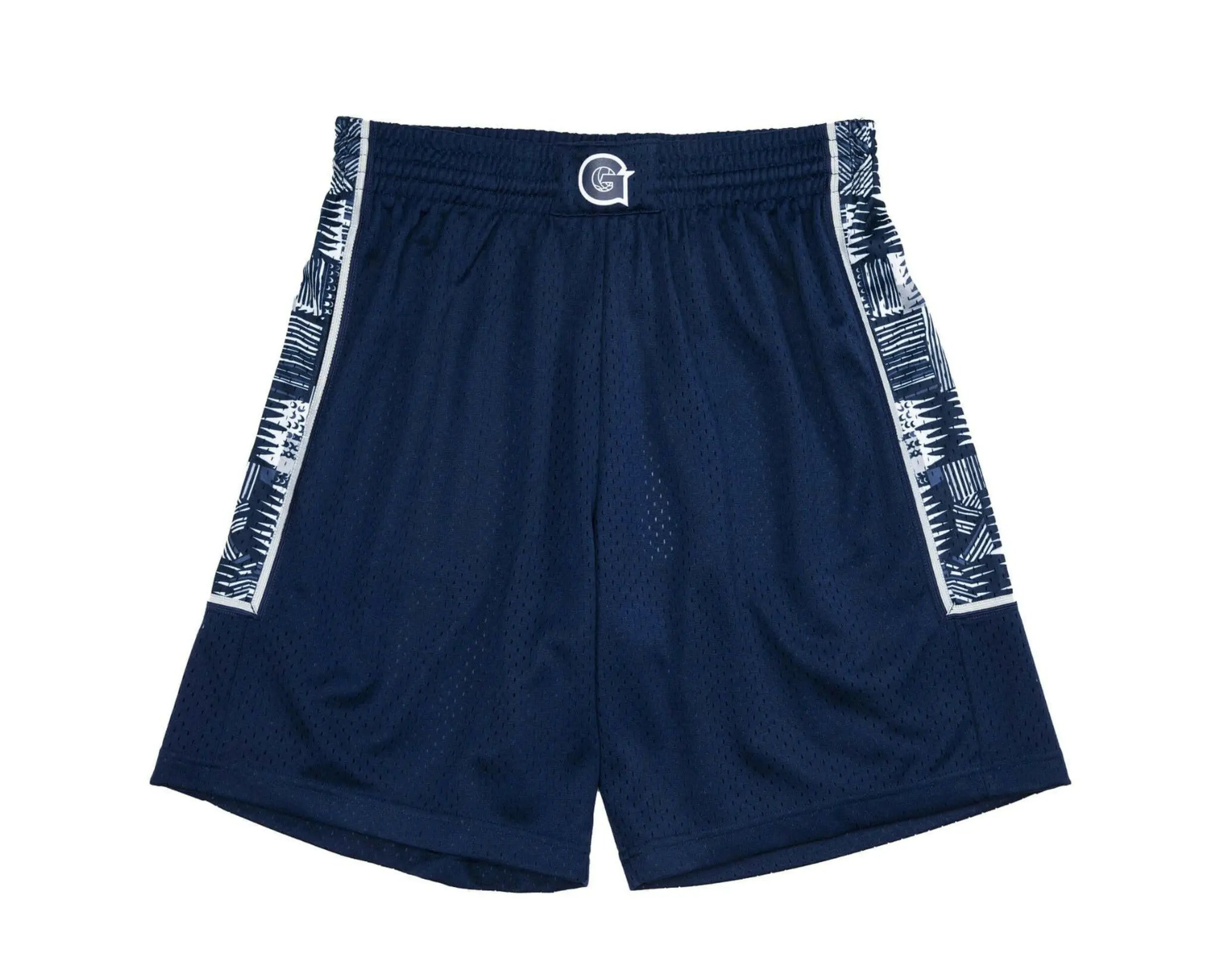 Mitchell & Ness Swingman Georgetown University 1995-96 Men's Shorts — Navy/White/Grey