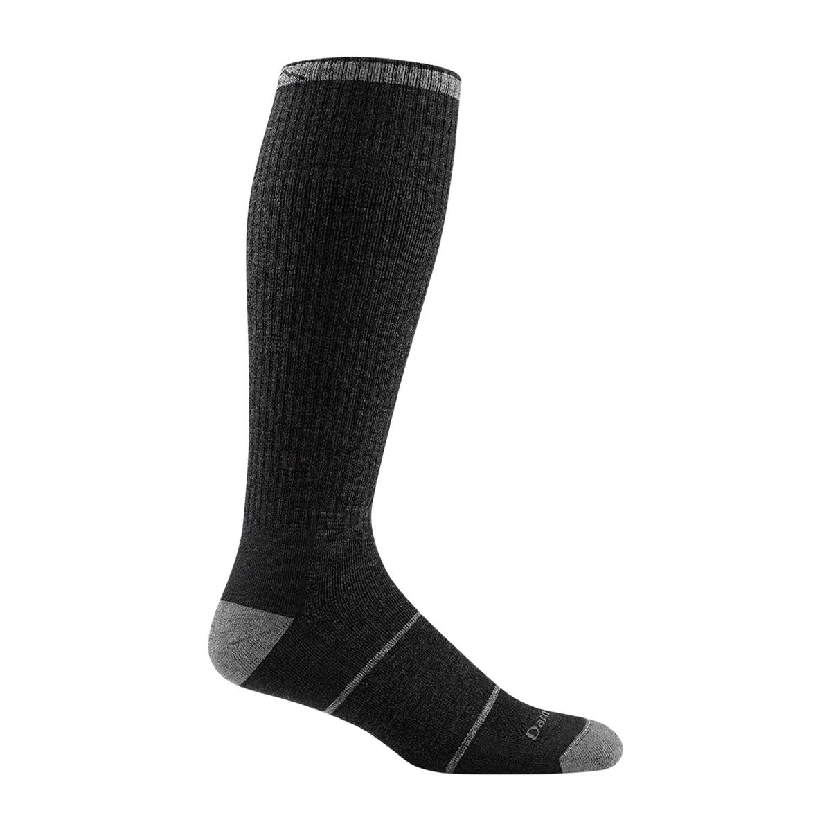 Darn Tough Paul Bunyan Over-the-Calf Midweight Full Cushion Work Mens Socks — Gravel