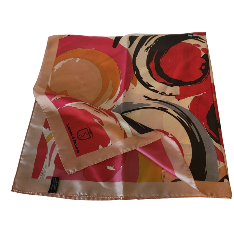 Scarves & Fedoras BAROCCO 100% ITALIAN SILK SCARF – product view 5