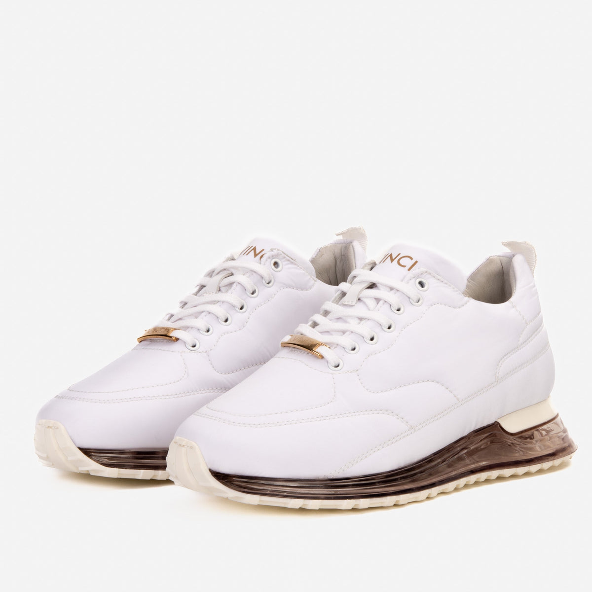 Vinci Leather The Lexington White Men Sneaker – product view 2