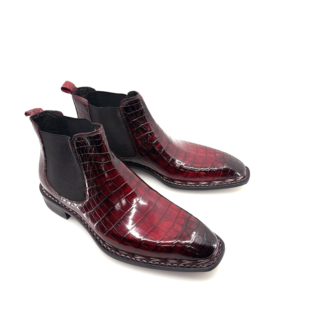 Maurice New York Custom Alligator Boot - Red