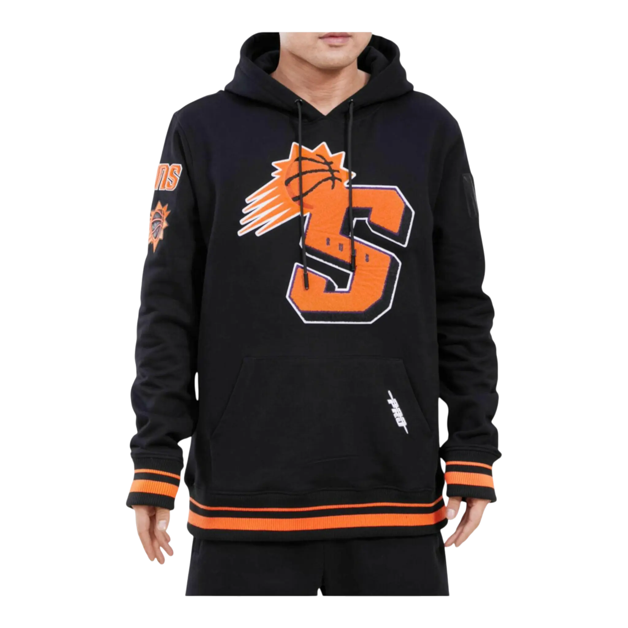 Pro Standard NBA Phoenix Suns Mash Up Logo P/O Men's Hoodie — Black